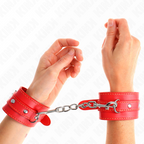 KINK - ADJUSTABLE THIN RED HANDCUFFS 21-33 CM