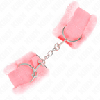 KINK - ESPOSAS CON FORRO DE PIEL ROSA AJUSTABLES 17-31 CM X 7 CM