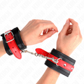 KINK - ESPOSAS NEGRAS CON CORREA ROJA AJUSTABLE 17-28 CM X 6 CM
