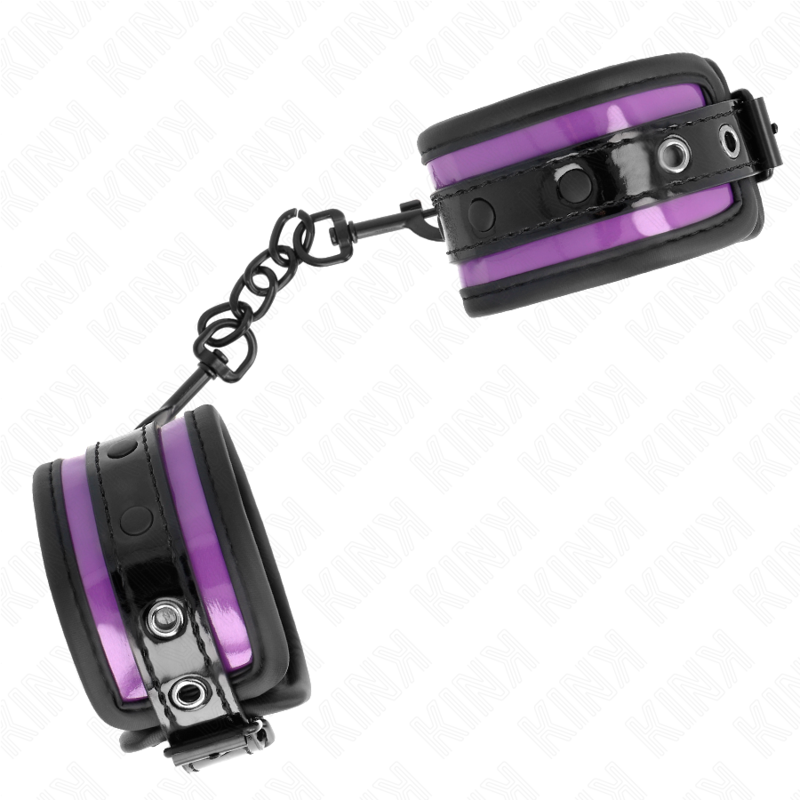 KINK - ESPOSAS DE NEOPRENO VIOLETA CLARO AJUSTABLES 21-28 CM X 5 CM
