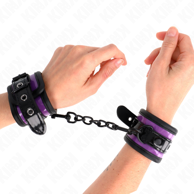 KINK - ESPOSAS DE NEOPRENO VIOLETA CLARO AJUSTABLES 21-28 CM X 5 CM