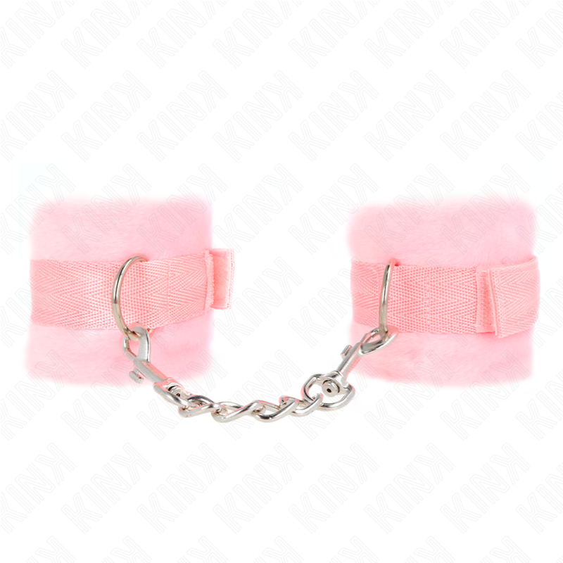 KINK - MUÑEQUERAS DE PIEL ROSA PARA PRINCIPIANTES 30 X 7 CM