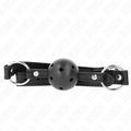 KINK - BOLA NEGRA HUECA DURA 4,5 CM GAG MODELO 1 63,5 X 2 CM