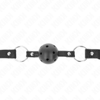 KINK - BOLA NEGRA HUECA DURA 4,5 CM GAG MODELO 1 63,5 X 2 CM