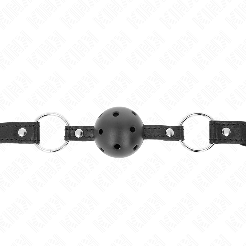 KINK - BOLA NEGRA HUECA DURA 4,5 CM GAG MODELO 1 63,5 X 2 CM