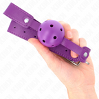KINK - PALLINA RESPIRANTE VIOLA 4,5 CM GAG 65 x 2,5 CM