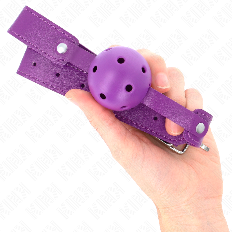 KINK - PALLINA RESPIRANTE VIOLA 4,5 CM GAG 65 x 2,5 CM