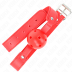 KINK - BOLA RESPIRABLE ROJA 4,5 CM MORDAZA 65 x 2,5 CM