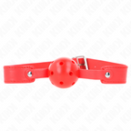KINK - BOLA RESPIRABLE ROJA 4,5 CM MORDAZA 65 x 2,5 CM