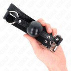 KINK - PALLINA TPE NERA 4 CM GAG 60 x 2 CM