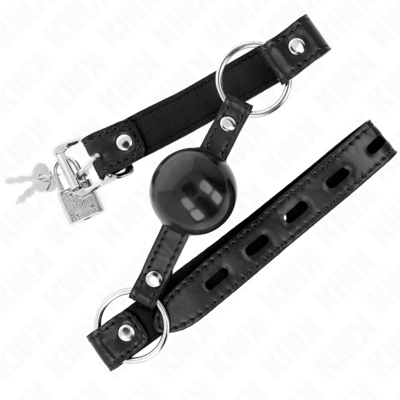 KINK - PALLINA TPE NERA 4 CM GAG 60 x 2 CM