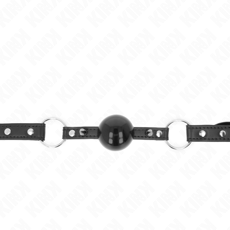 KINK - MORDAZA DE BOLA 4 CM CON PUNTA DE REMACHE Y CIERRE DE BROCHE 65 x 2 CM