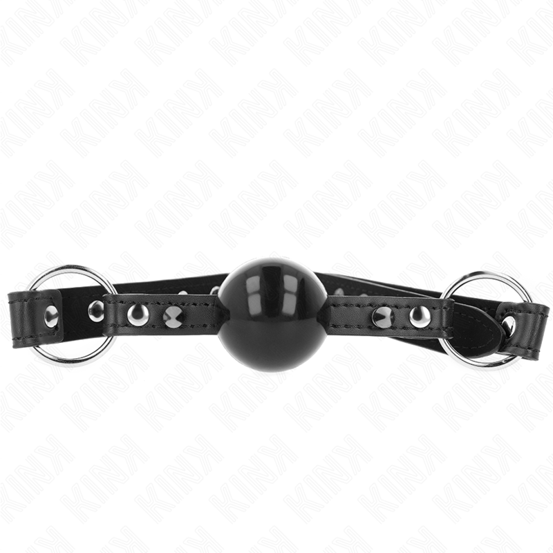 KINK - MORDAZA DE BOLA 4 CM CON PUNTA DE REMACHE Y CIERRE DE BROCHE 65 x 2 CM