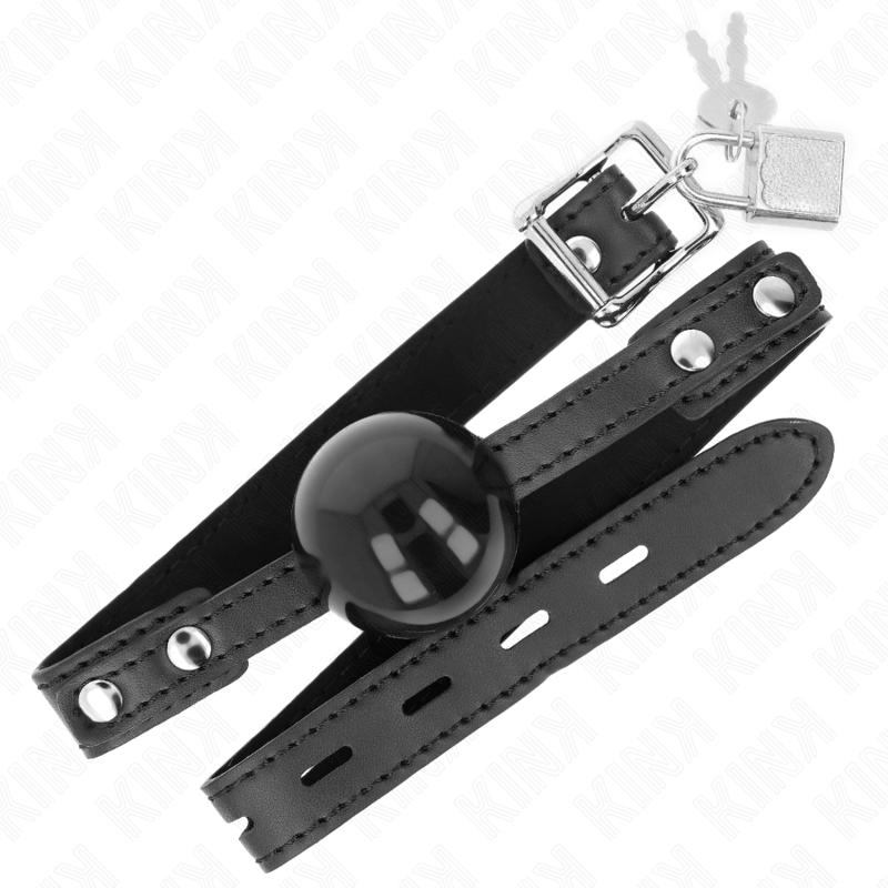 KINK - SOFT TPE BALL GAG 4 CM MODEL 3 60 x 2 CM ADJUSTABLE 37-52 CM