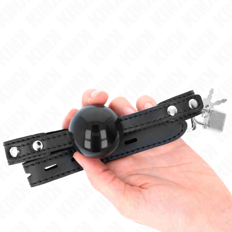KINK - SOFT TPE BALL GAG 4 CM MODEL 3 60 x 2 CM ADJUSTABLE 37-52 CM