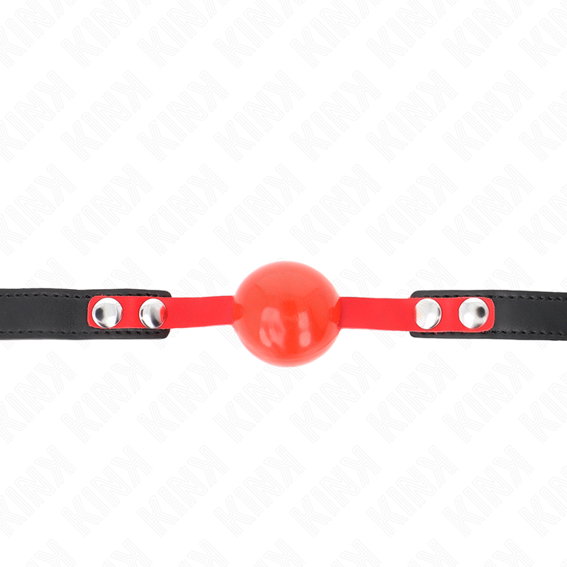 KINK - BOLA TPE BLANDA 4 CM MORDAZA MODELO 4 60 x 2 CM AJUSTABLE 37-52 CM