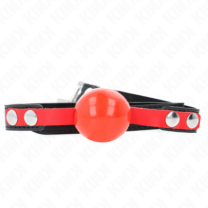 KINK - BOLA TPE BLANDA 4 CM MORDAZA MODELO 4 60 x 2 CM AJUSTABLE 37-52 CM