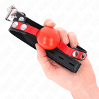 KINK - BOLA TPE BLANDA 4 CM MORDAZA MODELO 4 60 x 2 CM AJUSTABLE 37-52 CM