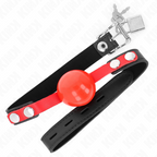 KINK - BOLA TPE BLANDA 4 CM MORDAZA MODELO 4 60 x 2 CM AJUSTABLE 37-52 CM