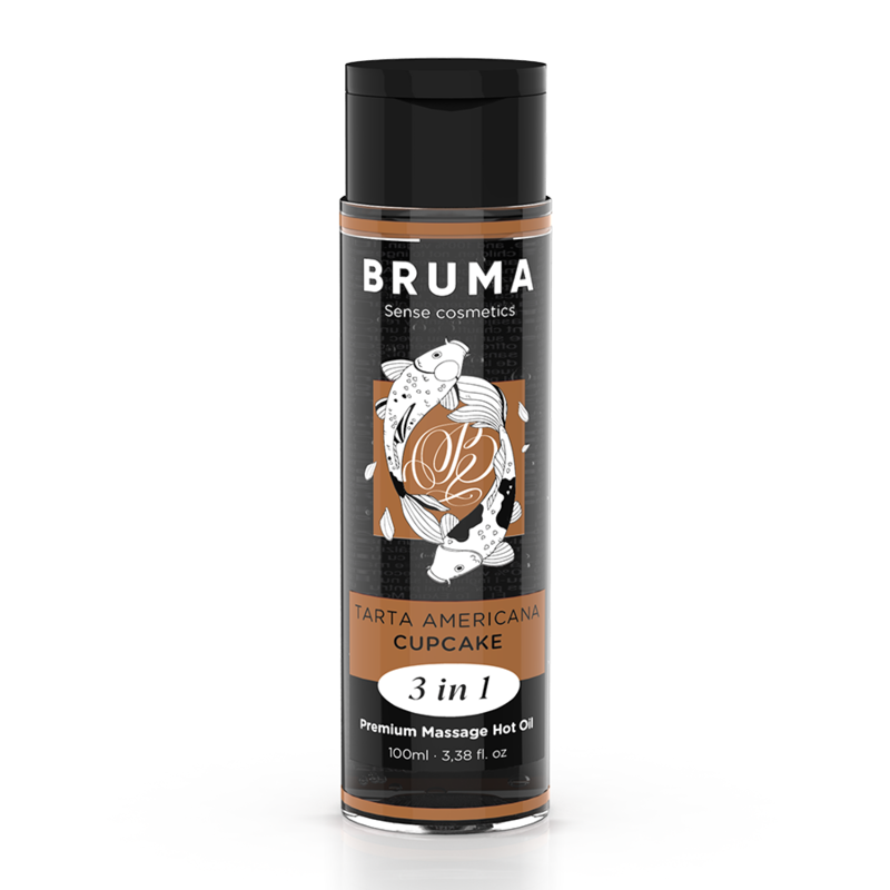 BRUMA - CUPCAKE FLAVORED 3-IN-1 PREMIUM WARMING MASSAGE OIL - 100 ML