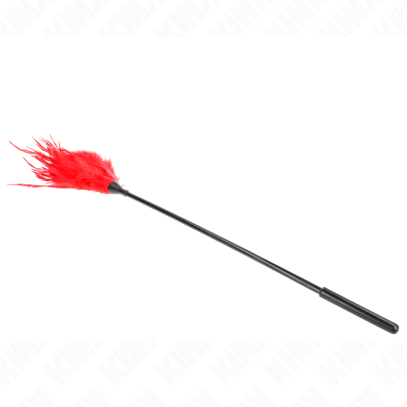 KINK - VARIAS PLUMAS PARA COSQUILLAS ROJAS 45 CM