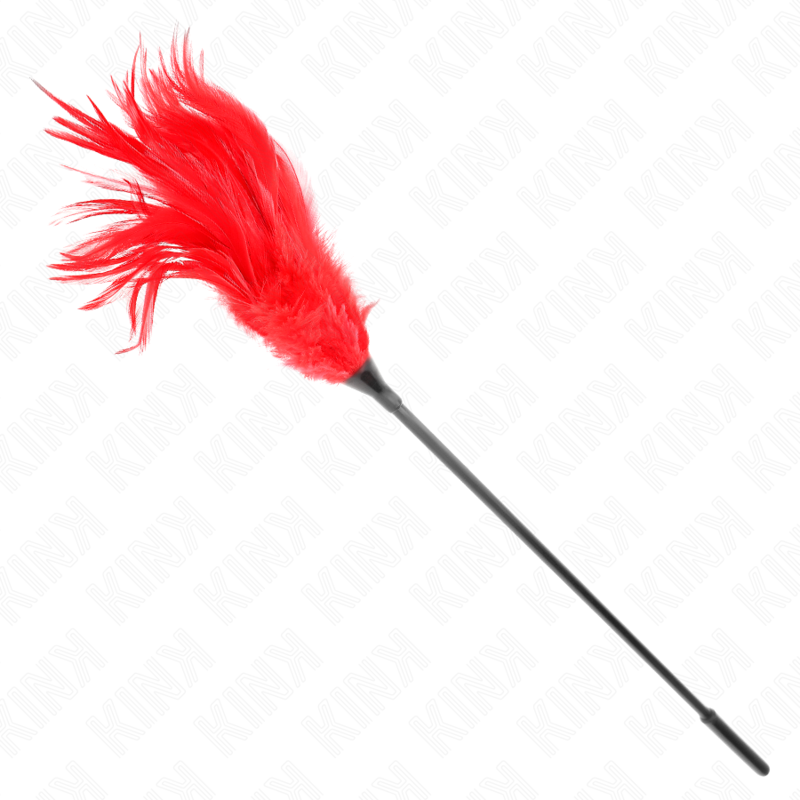 KINK - VARIAS PLUMAS PARA COSQUILLAS ROJAS 45 CM
