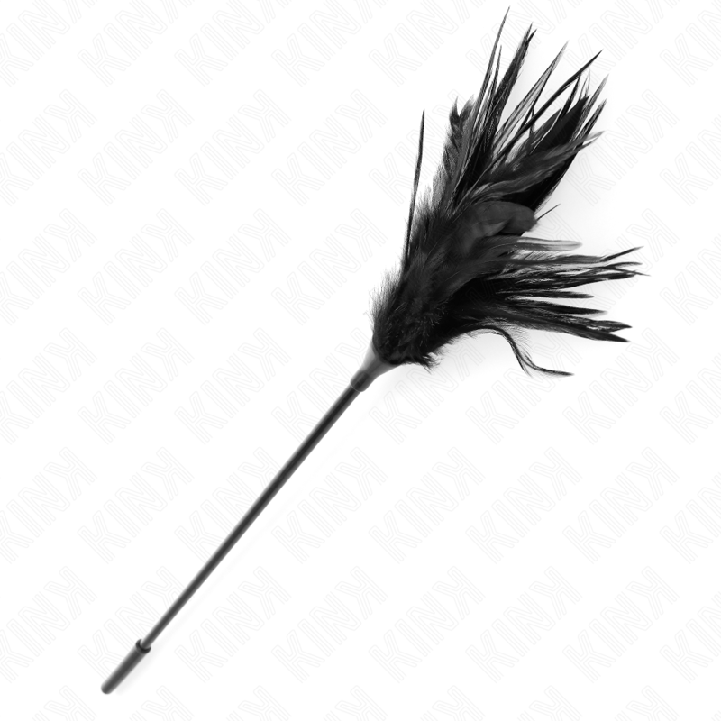 KINK - VARIAS PLUMAS DE COSQUILLAS NEGRAS 45 CM
