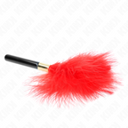 KINK - PLUMAS COSQUILLAS DE METAL ORO ROJO 18 CM