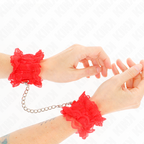 KINK - ATTES - POLSINI ELASTICI IN PIZZO ROSSO