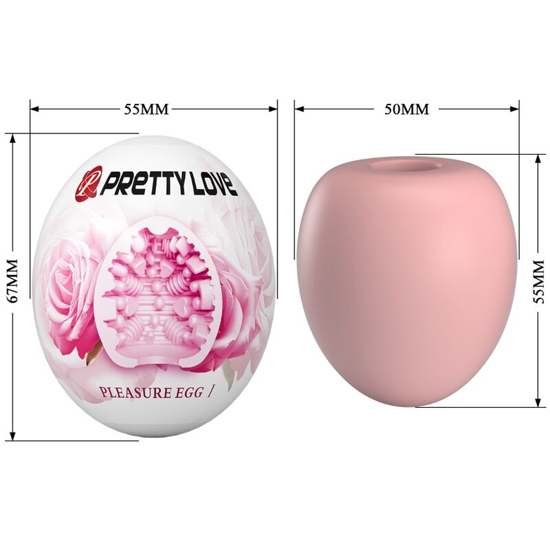 PRETTY LOVE - PINK EGG MALE MASTURBATOR