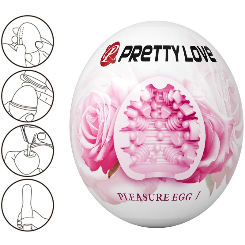 PRETTY LOVE - PINK EGG MALE MASTURBATOR