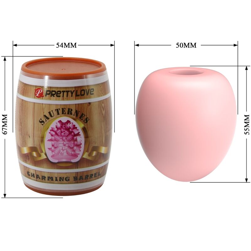 PRETTY LOVE - MASTURBATORE PER UOMO UOVO ROSA MODELLO 2