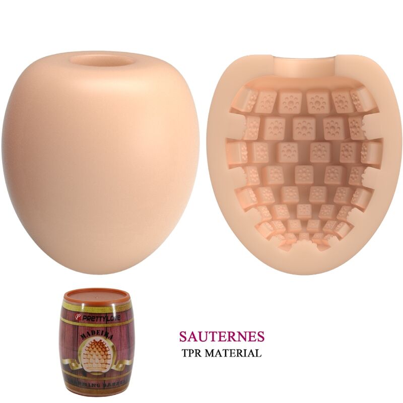 PRETTY LOVE - MASTURBADOR PARA HOMBRE MODELO CARNE DE HUEVO 2