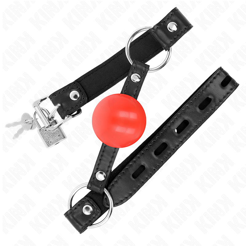 KINK - PALLINA TPE ROSSA 4 CM GAG 60 x 2 CM