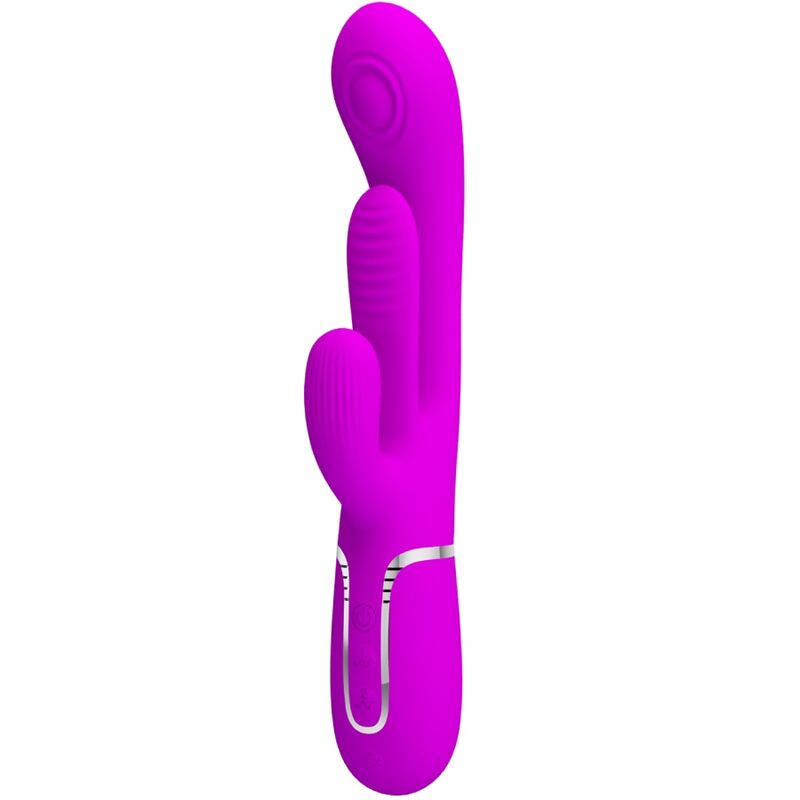 PRETTY LOVE - SHANIA TRIPLE CONIGLIO VIBRATORE MULTIFUNZIONE ROSA