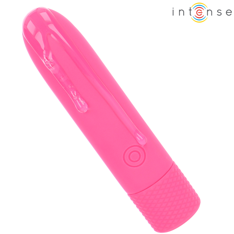 INTENSE - SYMONE BULLET RECHARGEABLE USB VIBRATOR 8 VIBRATIONS PINK 10 X 2.2 CM