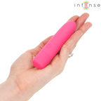 INTENSE - SYMONE BULLET RECHARGEABLE USB VIBRATOR 8 VIBRATIONS PINK 10 X 2.2 CM