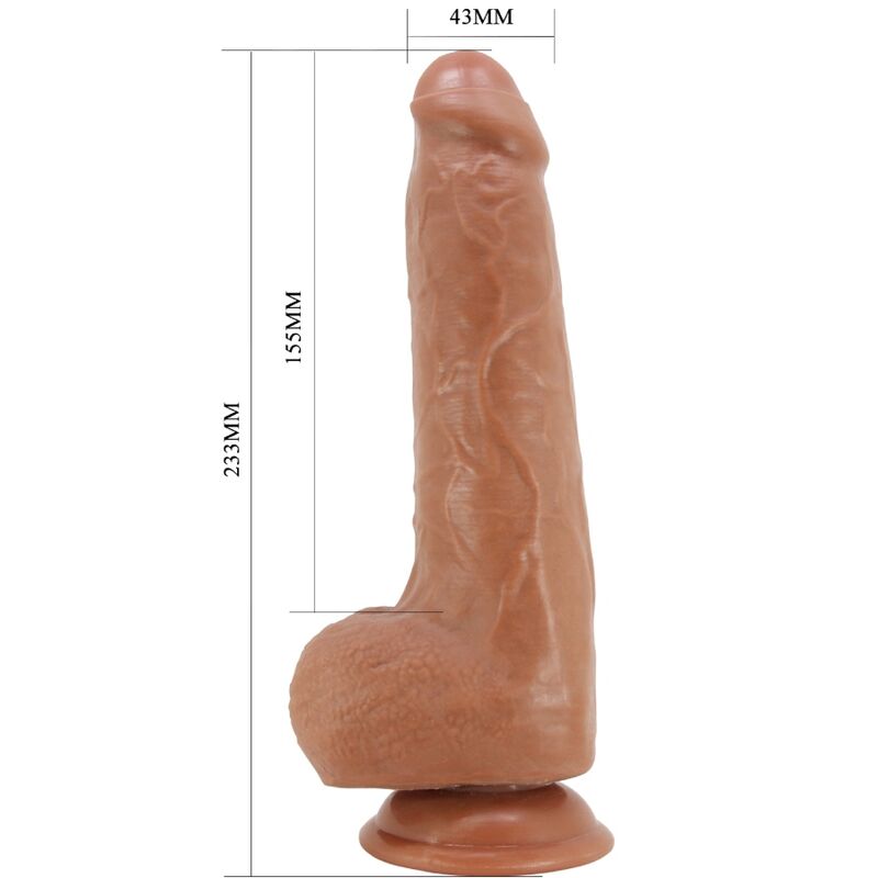 PRETTY LOVE - DRACO DILDO REALISTICO 23 CM MODELLO 2 CARNE