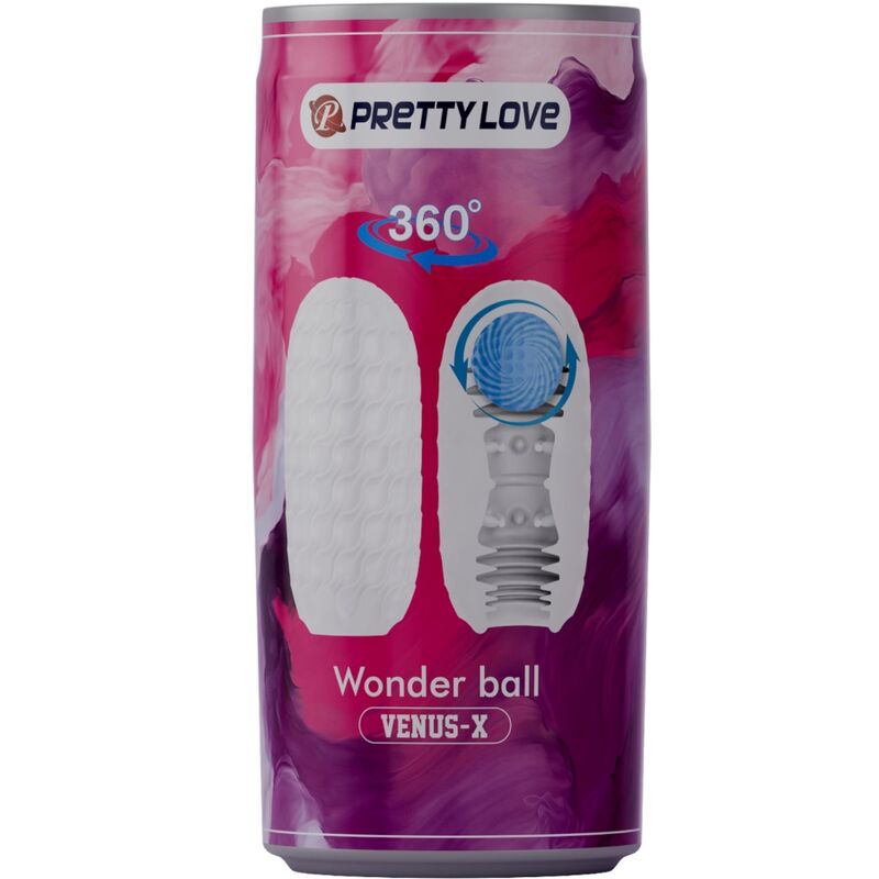 PRETTY LOVE - MASTURBATORE MASCHILE VENUS X MODELLO 3 BIANCO