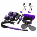 SECRETPLAY - BDSM SET 8PCS PURPLE / NOIR.