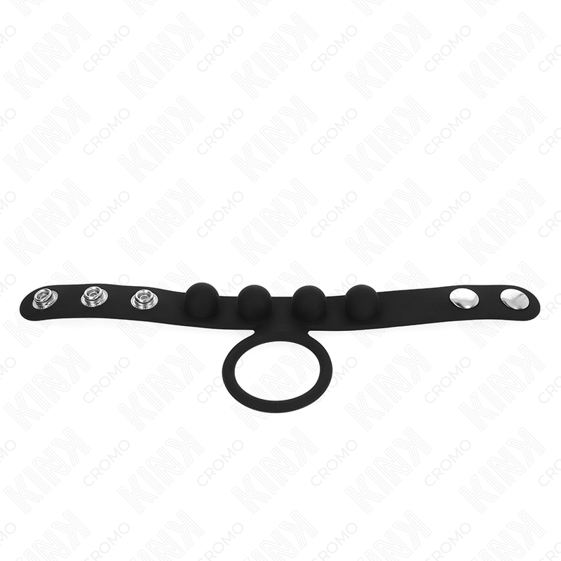 KINK - LEATHER COCK RING 3.5 CM WITH SNAP FASTENER 23 X 2 CM