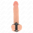 KINK - ANILLO PENEANO DE CUERO AJUSTABLE Y SEPARADOR DE TESTÍCULOS