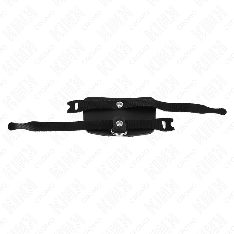 KINK - LEATHER COCK RING WITH ADJUSTABLE HOOK FASTENER