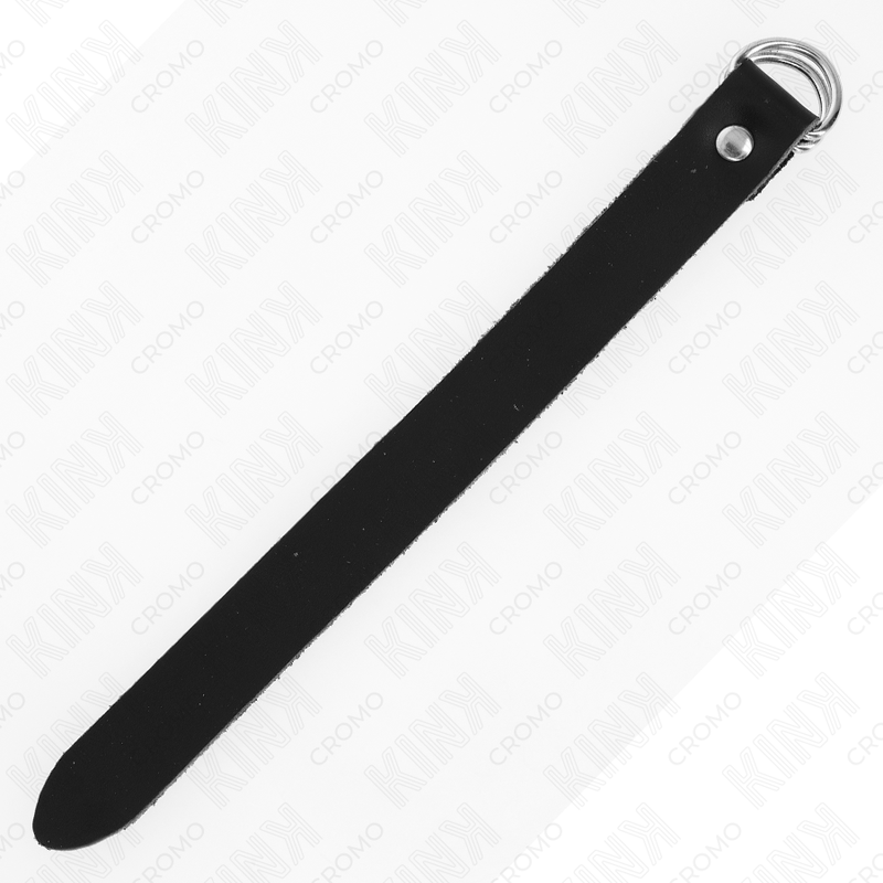 KINK - ANILLO PENEANO DE CUERO CON CIERRE DE PRESIÓN 22 X 2 CM