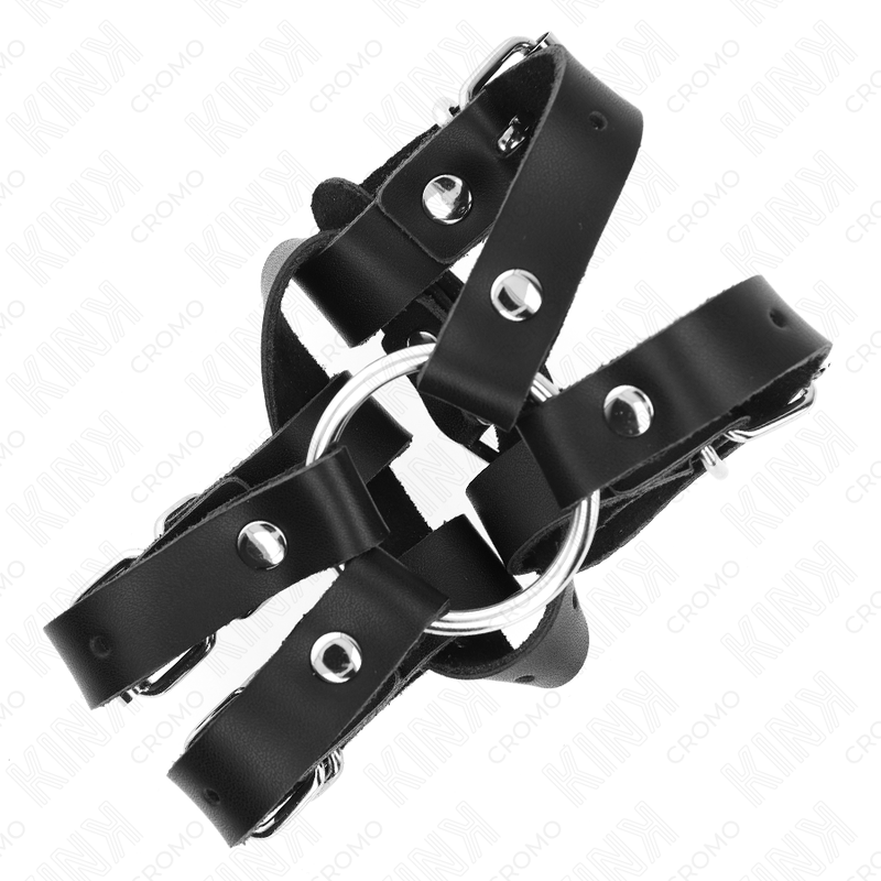KINK - ANELLO PENIENO CON DIVERSE CINGHIE REGOLABILI