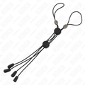 KINK - PINZAS PARA PEZONES NEGRAS CON ELÁSTICO NEGRO