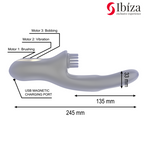 IBIZA - VIBRADOR CLITORIDIANO MULTICELULAR CON ESTIMULACIÓN TIPO RABBIT HI-TECH Y DOBLE ONDA