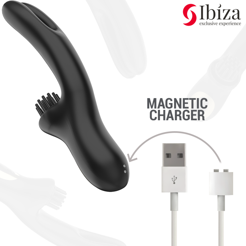 IBIZA - VIBRADOR CLITORIDIANO MULTICELULAR CON ESTIMULACIÓN TIPO RABBIT HI-TECH Y DOBLE ONDA