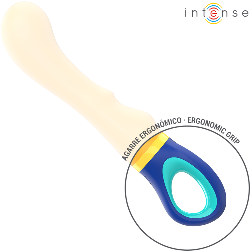 INTENSE - VIBRADOR PUNTO G AMARILLO SHAGGY