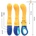 INTENSE - VIBRADOR PUNTO G AMARILLO SHAGGY
